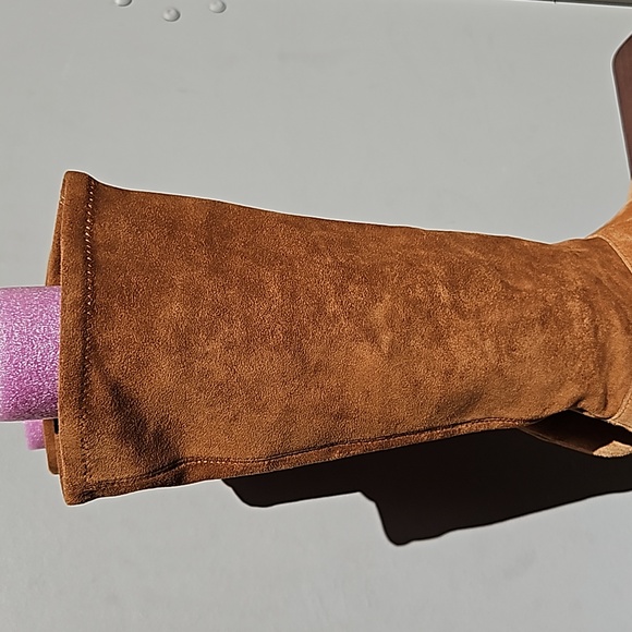 Blondo Waterproof Cow Suede Knee Length Blook Boots Heel 7.5 - Picture 3 of 15